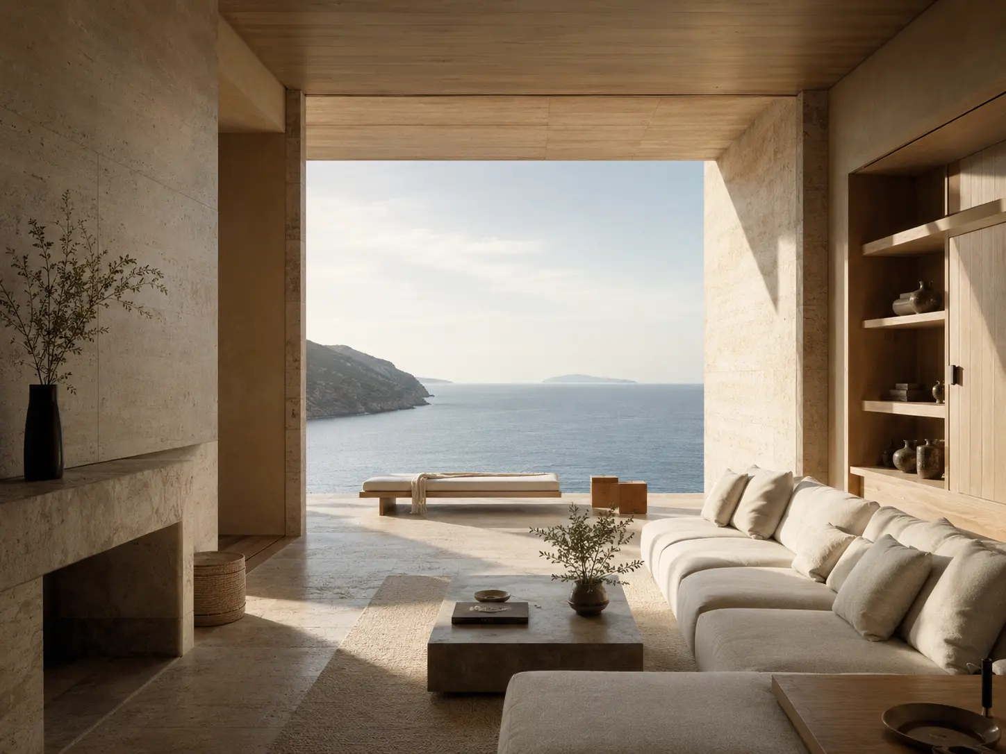 Casa Levante Mediterranean living room.
